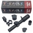 Прицел оптический T-Eagle EO 1.2-6X24 HK 30.0 мм (сетка HK, SFP, кольца weaver)