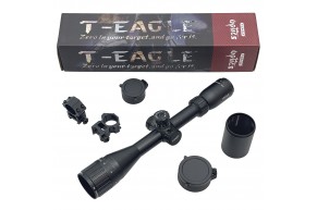 Прицел оптический T-Eagle EOS 4-16X44 AOE HK 25.4 мм (сетка HK, подсветка, кольца weaver)