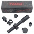 Прицел оптический T-Eagle SR 1.5-5X20 WA HK 25.4 мм (сетка HK, подсветка, кольца weaver)