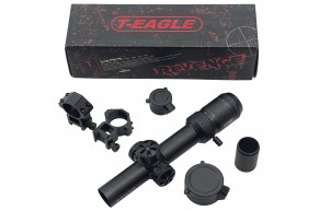 Прицел оптический T-Eagle R 1.5-5X20 IR (30 мм, подсветка, кольца weaver)