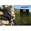 Прицел оптический T-Eagle ER 1.2-6X24 IR HK tan 30 мм (сетка Mil-Dot, подсветка, кольца weaver)