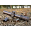 Прицел оптический T-Eagle ER 1.2-6X24 IR HK tan 30 мм (сетка Mil-Dot, подсветка, кольца weaver)