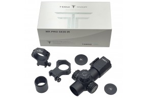 Прицел оптический T-Eagle MR PRO 3X30 IR 34 мм (подсветка, кольца weaver)