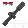 Прицел оптический T-Eagle AR 1.5-15X32 IR (30.0 мм, подсветка, кольца weaver)