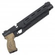 Цевье Zark KGC1.001 для пистолета Krugergun Корсар d32 240 мм (черное, Weaver)