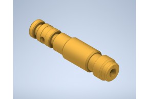 Заправочный штуцер Ataman для пистолетов и винтовок MB20L (Zark SM-1488-A, PCP, Quick, 6.4 мм)
