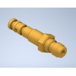 Заправочный штуцер Атаман 6.4 мм (Zark SM-1494-A, PCP, Quick, быстросъемный)