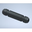 Переходник Квик - Квик для РСР баллона (Zark SM-1496-A, железный, черный)